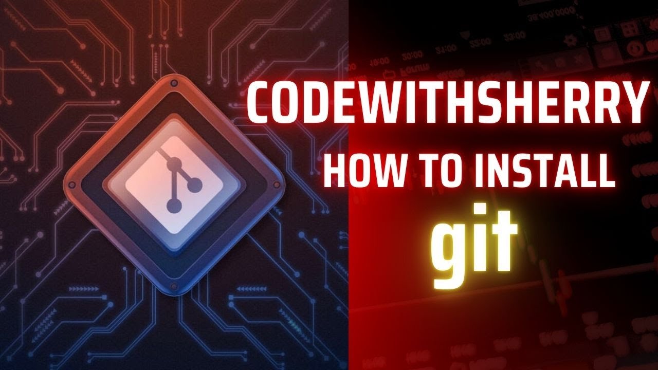 codewithsherry7's tweet card. How to Install and Configure Git on Windows 10/11 | ( Latest 2025 )