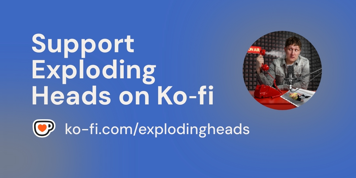 Exploding_Heads's tweet card. Support Exploding Heads