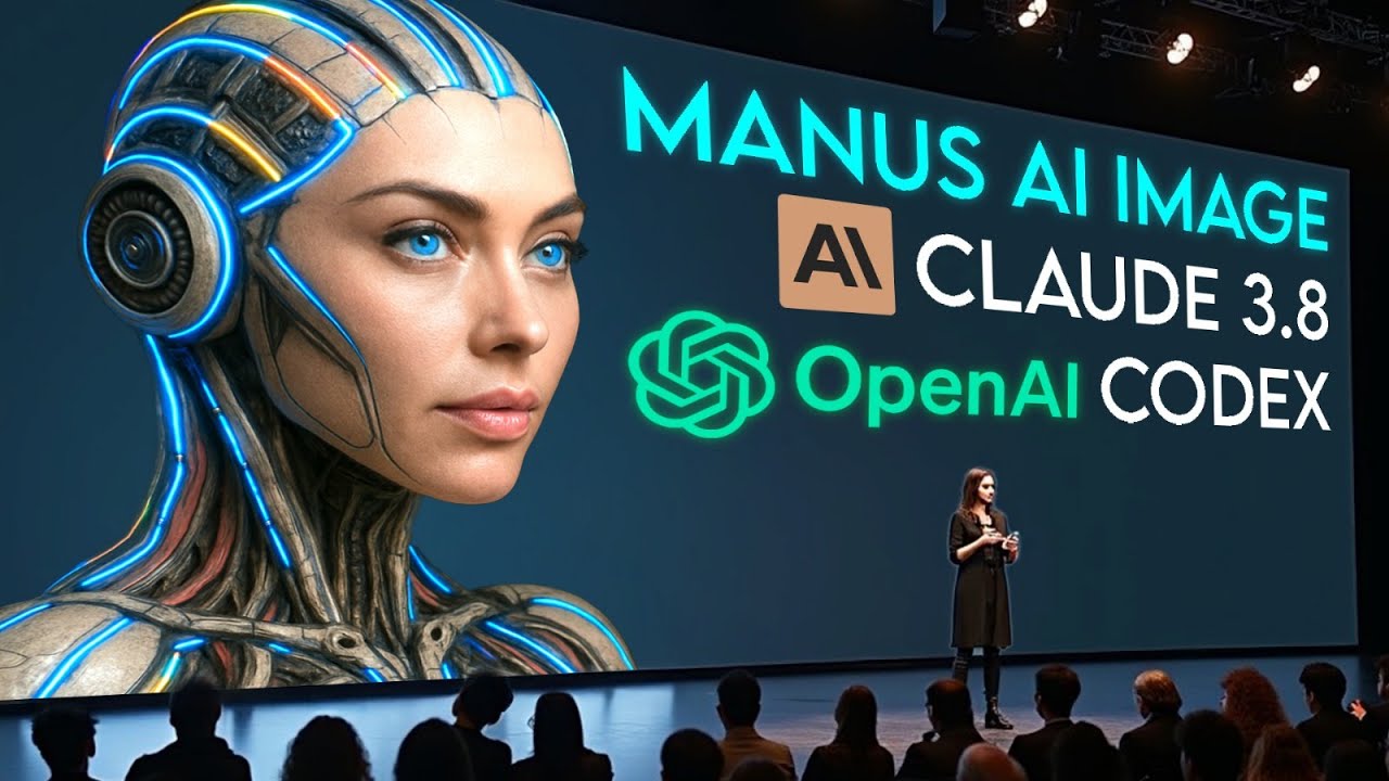 vibecoder_ai's tweet card. OpenAI Drops CODEX AGENT, Manus AI New Upgrade, New Claude 3.8 Sonnet...