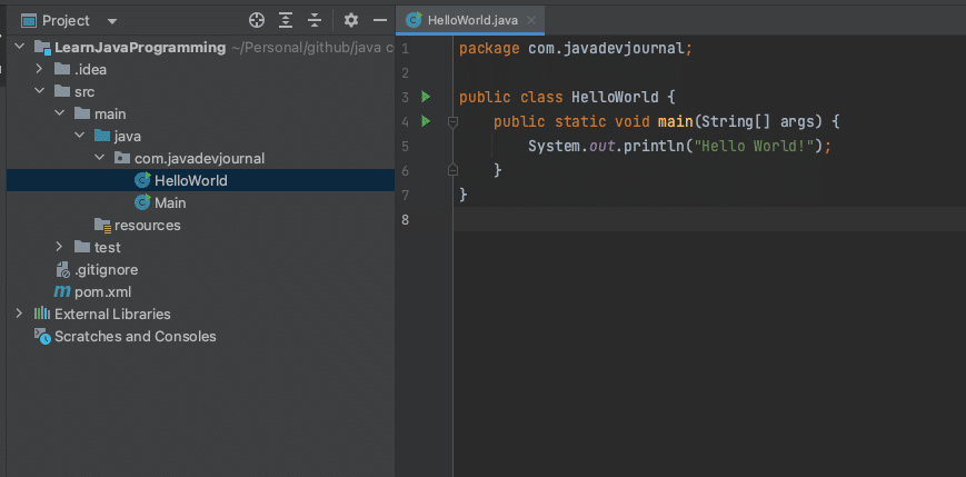 javadevjournal's tweet card. In this lesson, we will learn to write a Java Hello World Program. This is the first program we will write in the course and it’s the first program anyone ... Read more