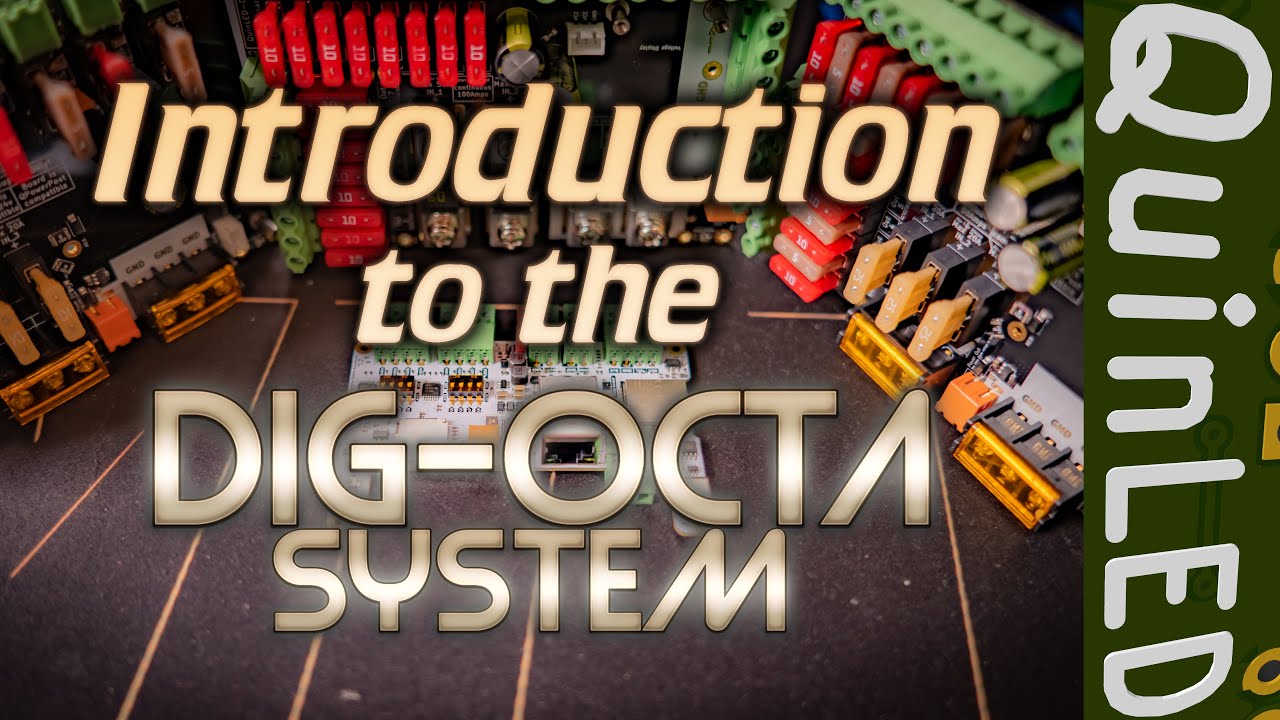 IntermitTech's tweet card. NEW! The Dig-Octa LED controller system 💡QuinLED💡