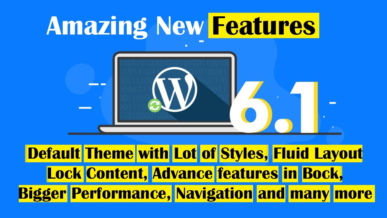 TutorialsFor_'s tweet card. WordPress 6.1 Features in 5 mins - this changes EVERYTHING - WP 6.1...