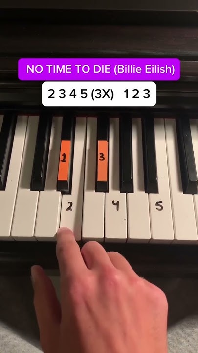 jollyjumper69's tweet card. No time to die 🎹#piano #tutorial #pianolessons #pianotime