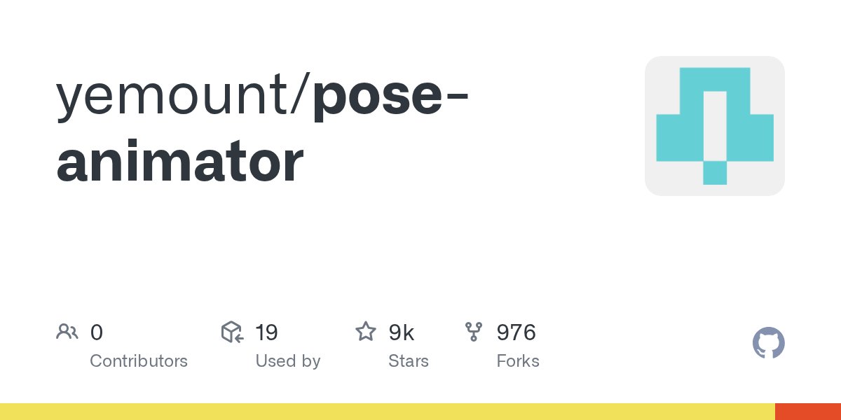 JavaScript7500's tweet card. Contribute to yemount/pose-animator development by creating an account on GitHub.