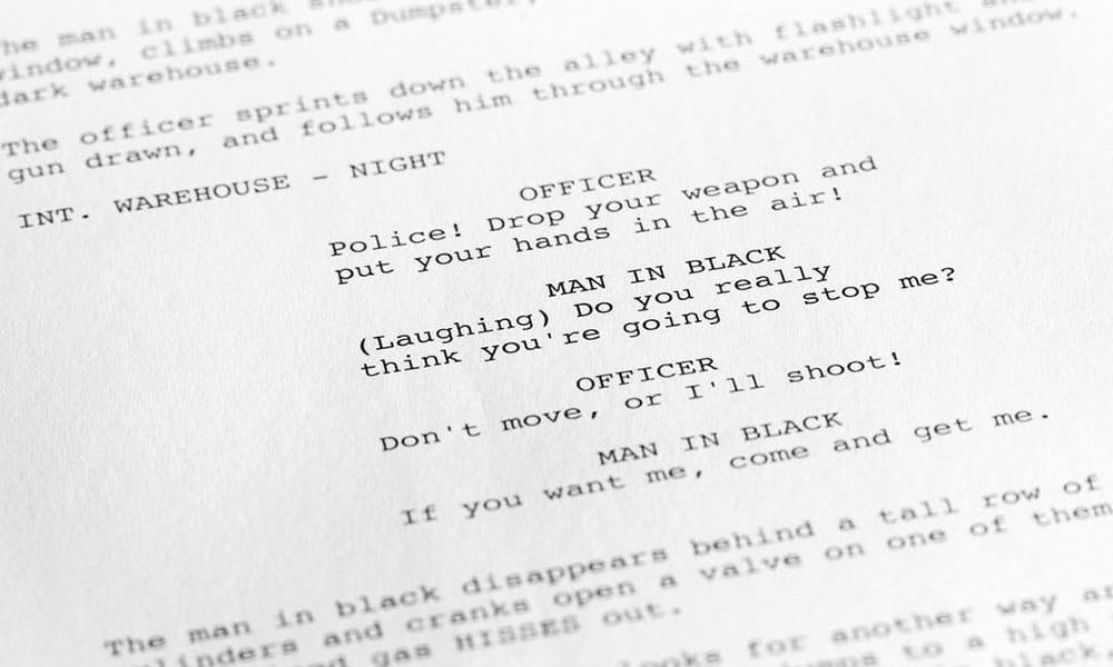 vidcollective's tweet card. A script editor reviews script drafts and provides feedback to the screenwriter related to continuity errors, characters, pacing, and more.