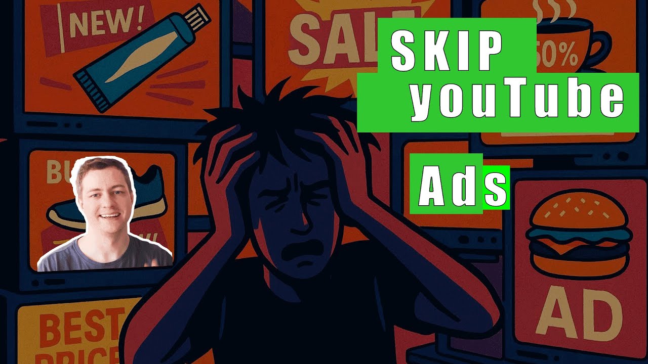 toughcoding's tweet card. The Fastest Way to Skip YouTube Ads (2025 Trick)