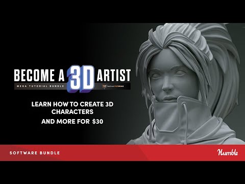 TrackTutorials's tweet card. Get an Entire Art Education for Only $30! - FTT x Humble Bundle