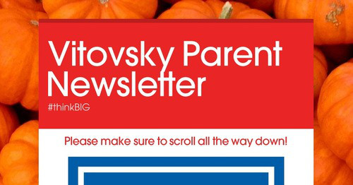 JAVitovsky_Elem's tweet card. Vitovsky Parent Newsletter