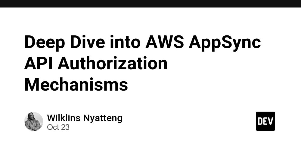 aws_cb_blogs's tweet card. AWS AppSync provides a robust and flexible set of authorization mechanisms to secure GraphQL APIs....