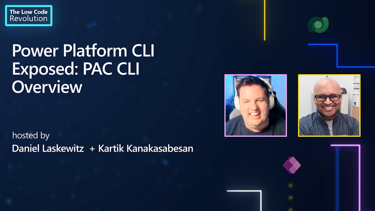laskewitz's tweet card. Power Platform CLI Exposed: PAC CLI Overview