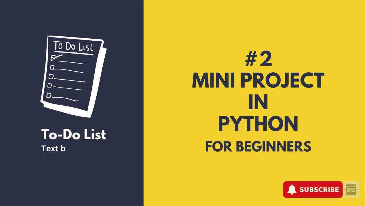 Kumar4251's tweet card. Python Projects for Beginners: Building a To-Do List App