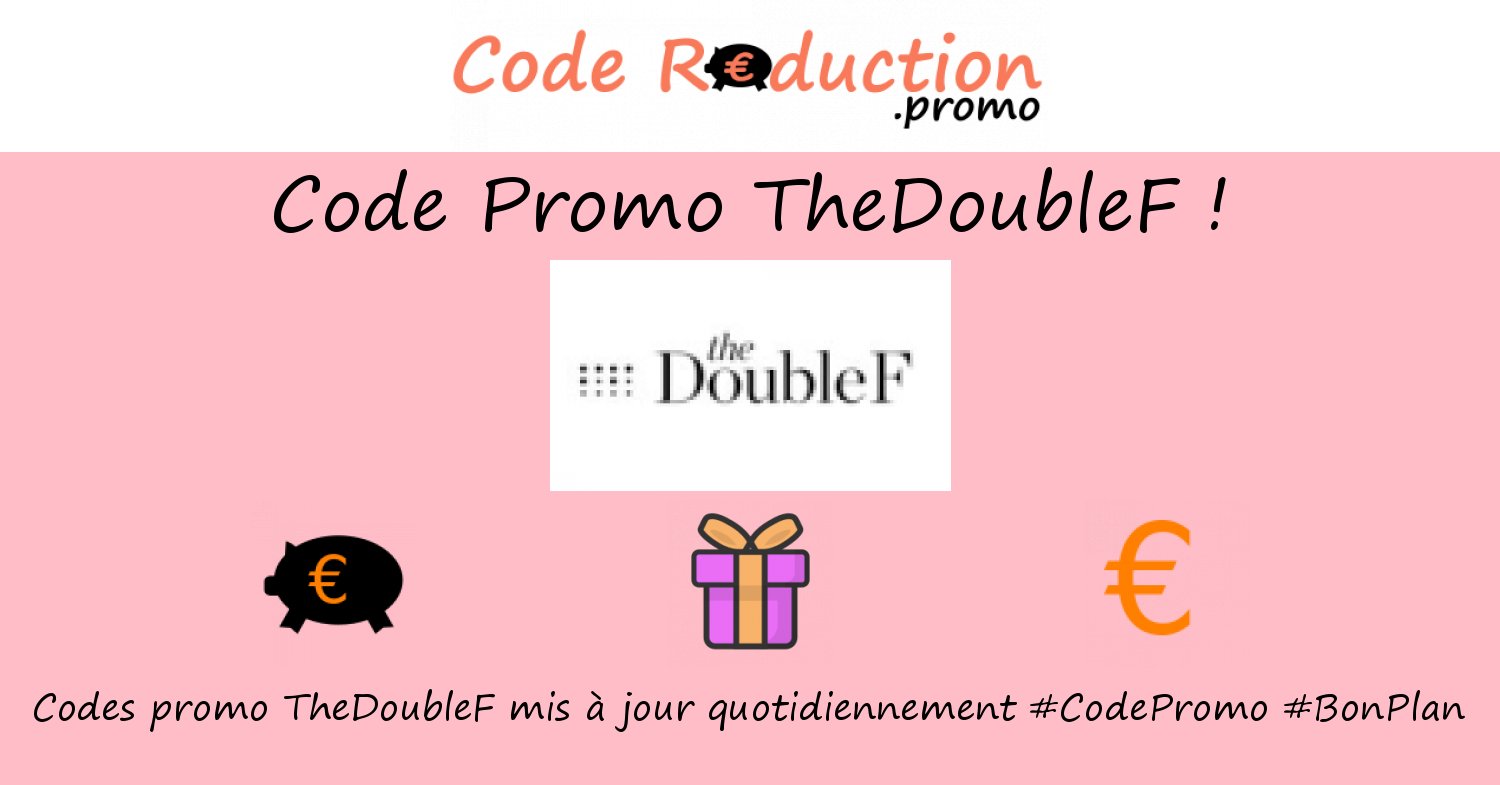 CodeRed_Promo's tweet card. ᐅ Trouvez un code promo TheDoubleF valide ⭐ Obtenez des réductions exclusives en utilisant un ❤❤❤ code promo TheDoubleF ❤❤❤ Octobre 2025