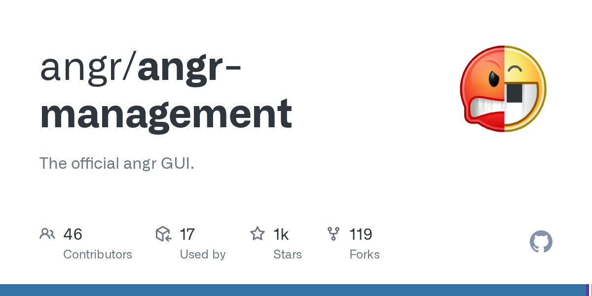 PythonArsenal's tweet card. The official angr GUI. Contribute to angr/angr-management development by creating an account on GitHub.