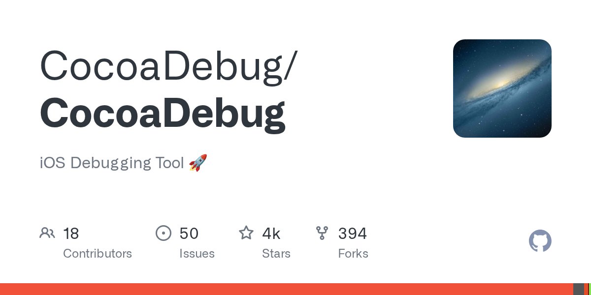 iOSCookies's tweet card. iOS Debugging Tool 🚀. Contribute to CocoaDebug/CocoaDebug development by creating an account on GitHub.