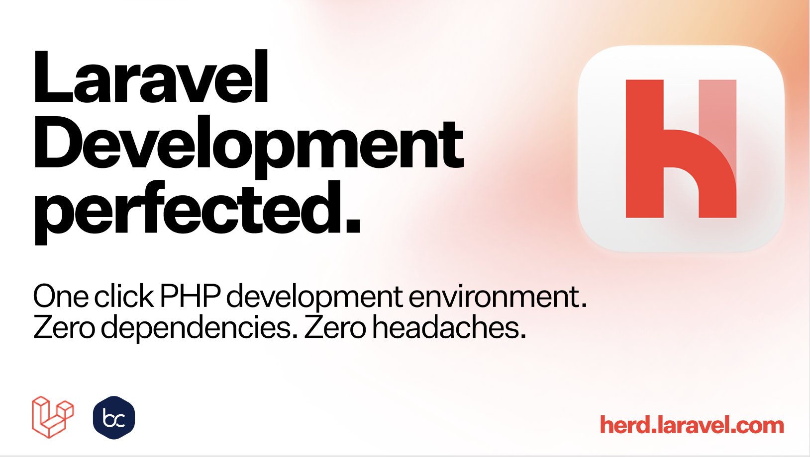 jeffrey_way's tweet card. Laravel Development perfected - One click PHP development environment.