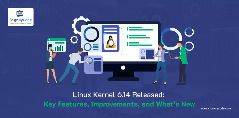 Sign_My_Code's tweet card. Linus Torvalds has officially released the candidate for kernel 6.14. The projected release date for Linux kernel 6.14 is late March 2025!