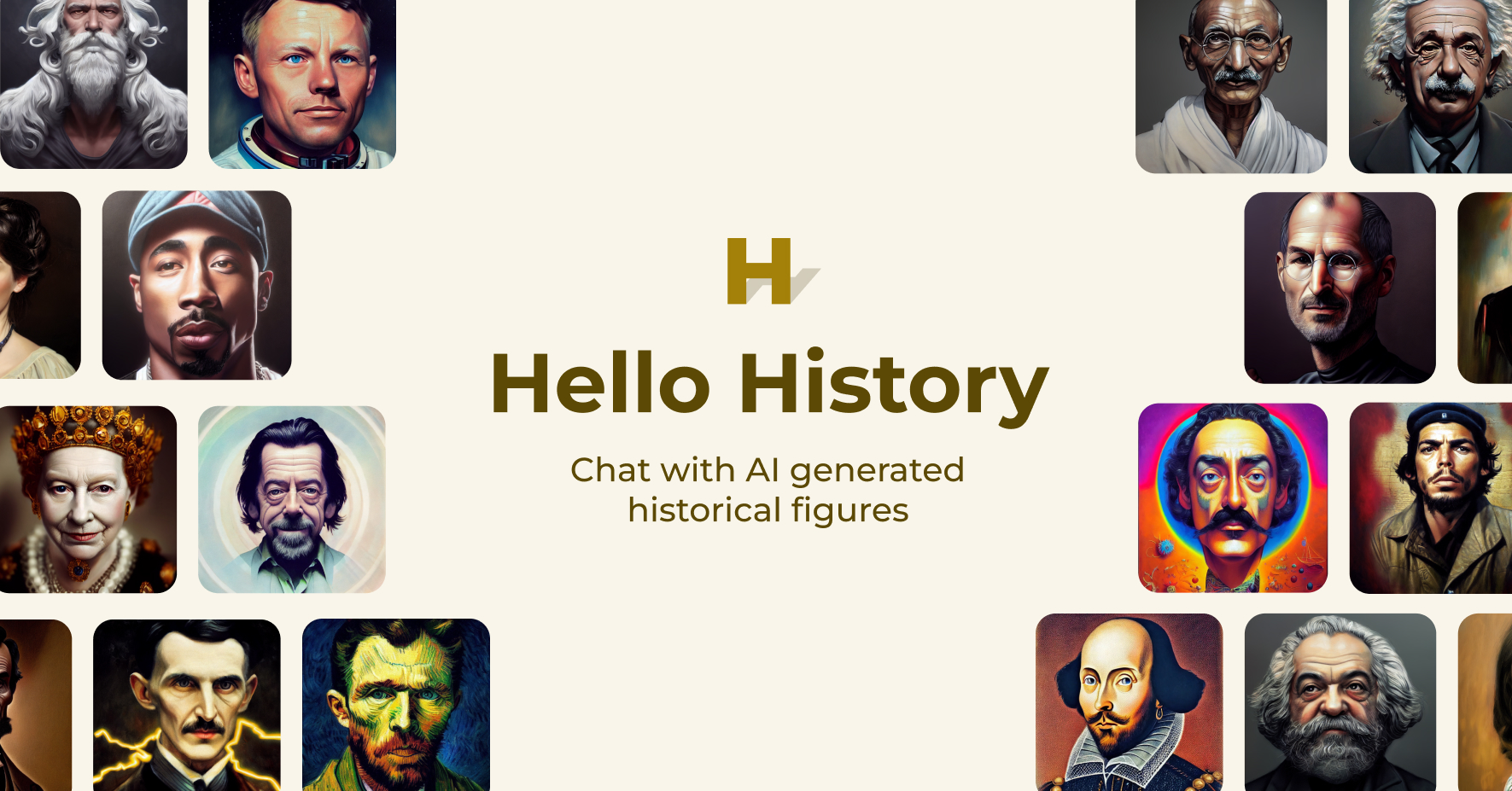 aaronpost's tweet card. With the help of modern AI & machine learning, we’ve brought historical figures back to life. Now is your chance to ask the questions you’ve always wanted to ask.