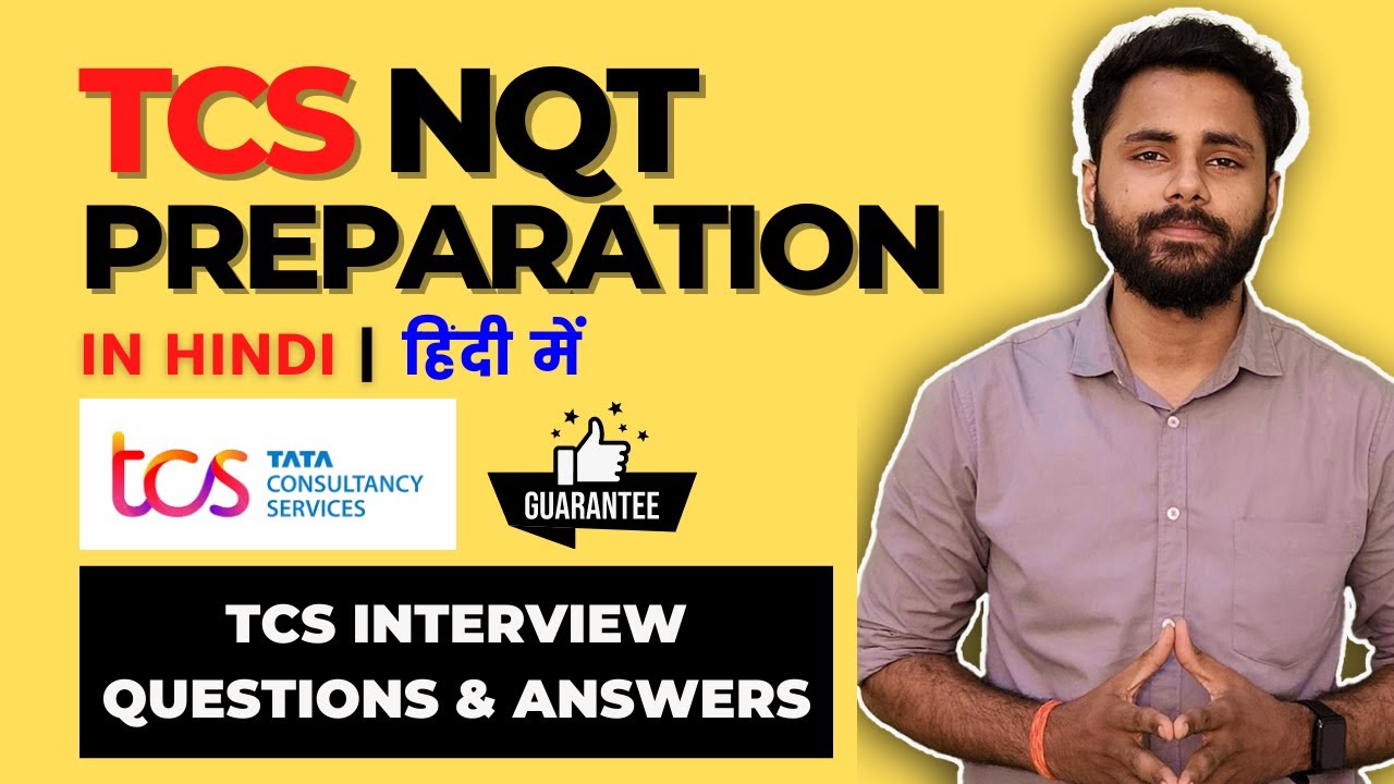 data_trained's tweet card. TCS NQT Preparation | TCS Hiring | Explained in Hindi