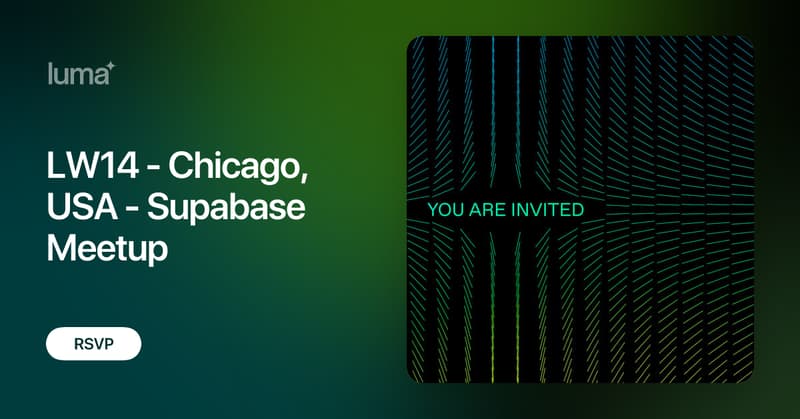 NaimAiTech's tweet card. Unlocking the Power of Supabase & Ai Agents! Agenda: Registration & Networking – 5:00 PM Welcome Video – 5:20 PM Session 1: Supabase Features & Capabilities –…