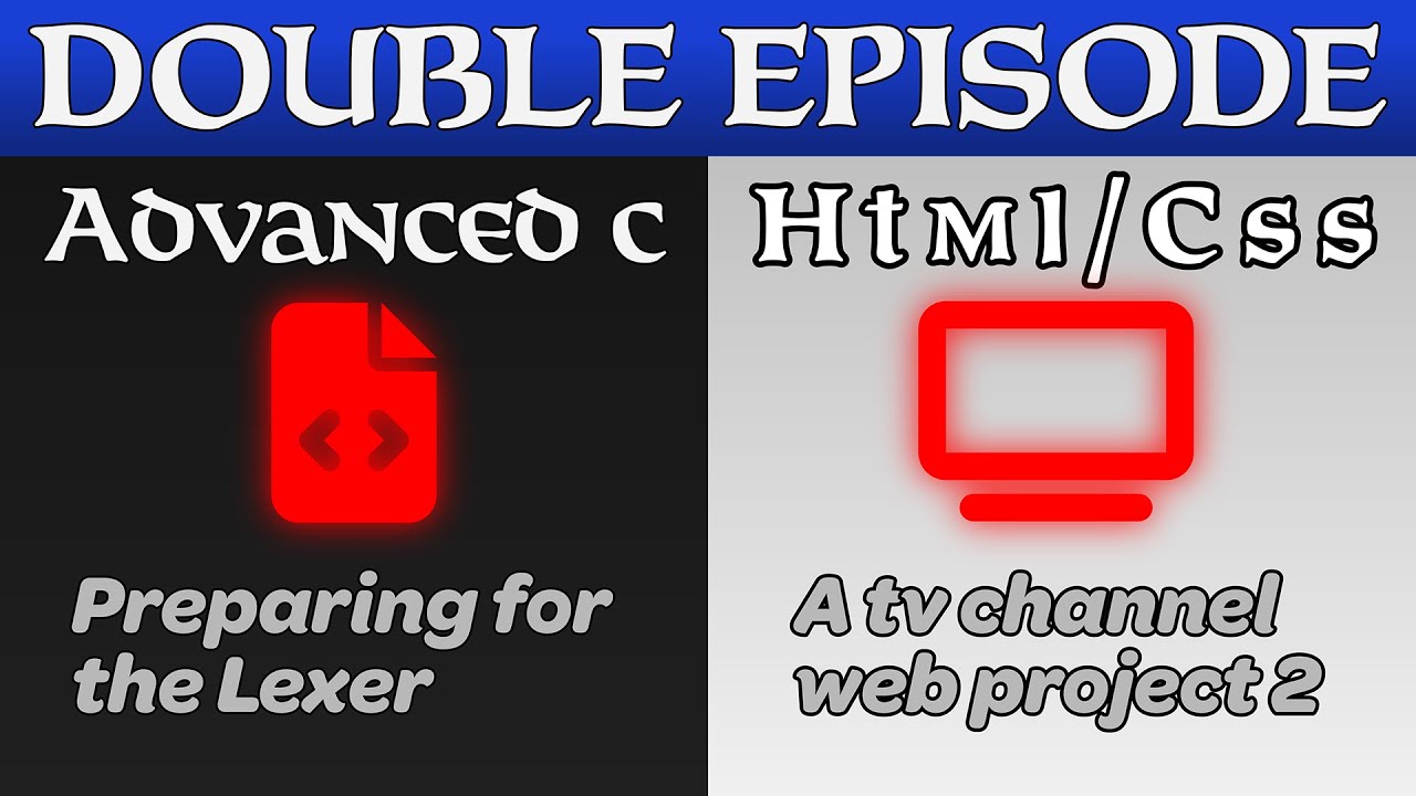 drJonasBirch's tweet card. Double episode: 1x Adv. C project / 1x HTML/CSS project