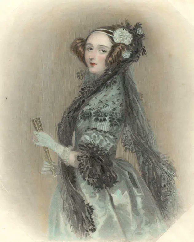SpaceCodingX's tweet card. Esplora la vita di Ada Lovelace, pioniera dell’informatica. Scopri il suo ruolo nella Macchina Analitica e la sua visione del futuro.