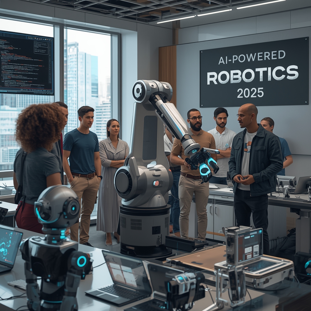 lktechblogspot's tweet card. Discover how AI and machine learning create smarter robots for manufacturing, healthcare & logistics. Learn reinforcement learning, computer vision & autonomous systems.