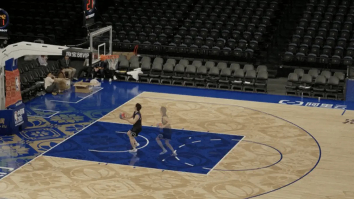 techday_asia's tweet card. NBA China partners with Alibaba Cloud to enhance fan experiences using AI and cloud tech, debuting Real-Time 360 Replay at NBA China Games 2025.