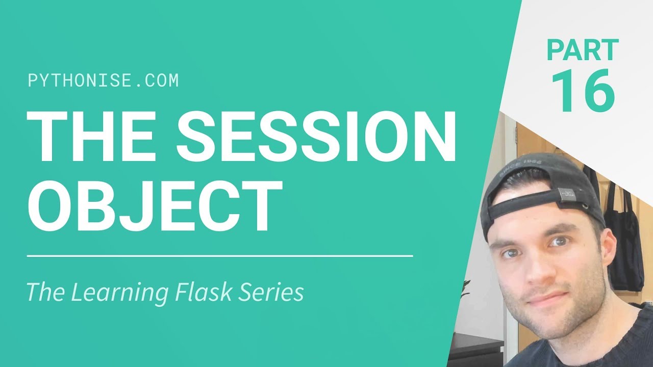 pythonise_'s tweet card. The Flask session object - Python on the web - Learning Flask Series...