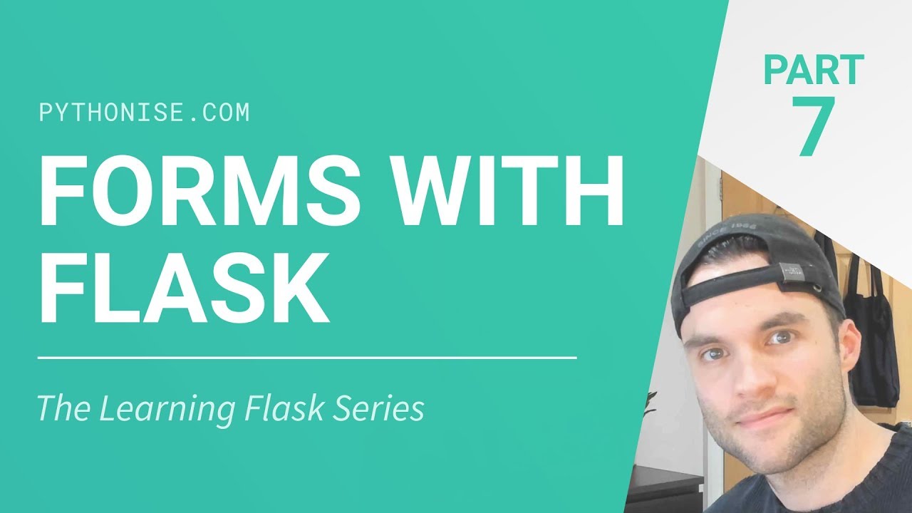 pythonise_'s tweet card. Forms with Flask - Python on the web - Learning Flask Series Pt 7