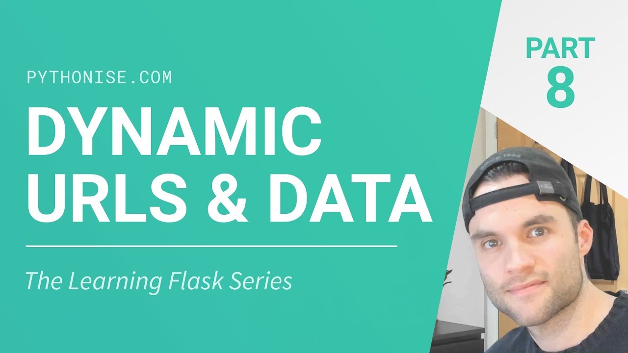 pythonise_'s tweet card. Dynamic URL's with Flask - Python on the web - Learning Flask Series...