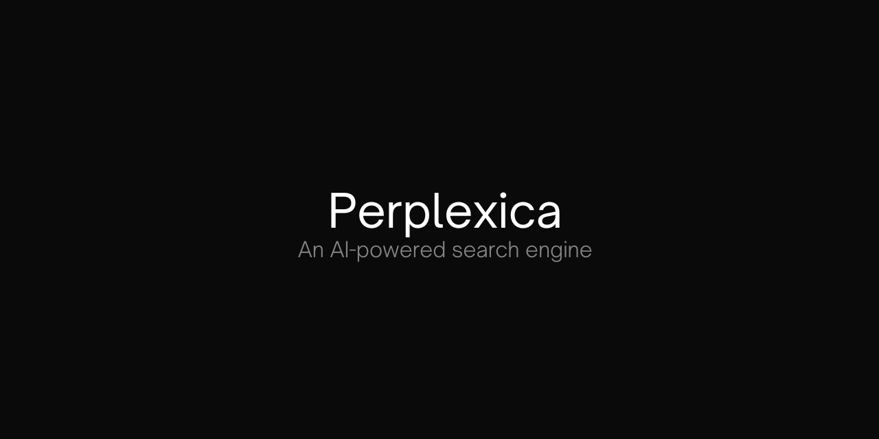 clxymox's tweet card. Perplexica is an AI-powered search engine. It is an Open source alternative to Perplexity AI - ItzCrazyKns/Perplexica