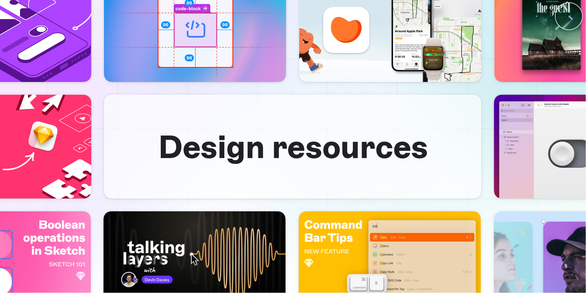 SketchHelp's tweet card. Whether you’re new to Sketch, or looking to sharpen up your skills, our resources have you covered.