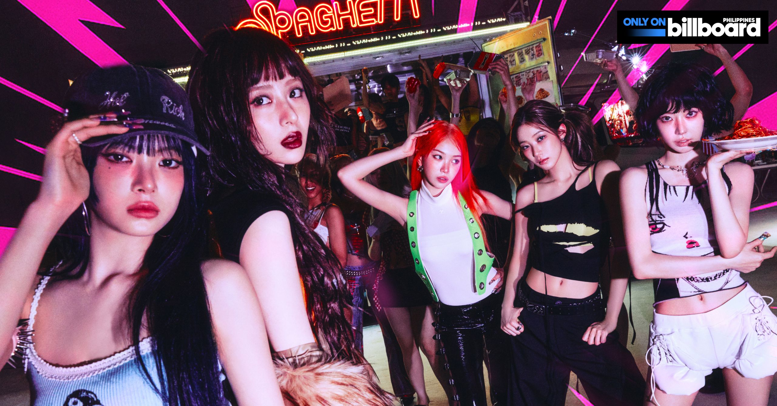SOURCEMUSIC's tweet card. Fearless K-pop quintet LE SSERAFIM open up to Billboard PH about their first single album and all that they've learned from their EASY CRAZY HOT World Tour.