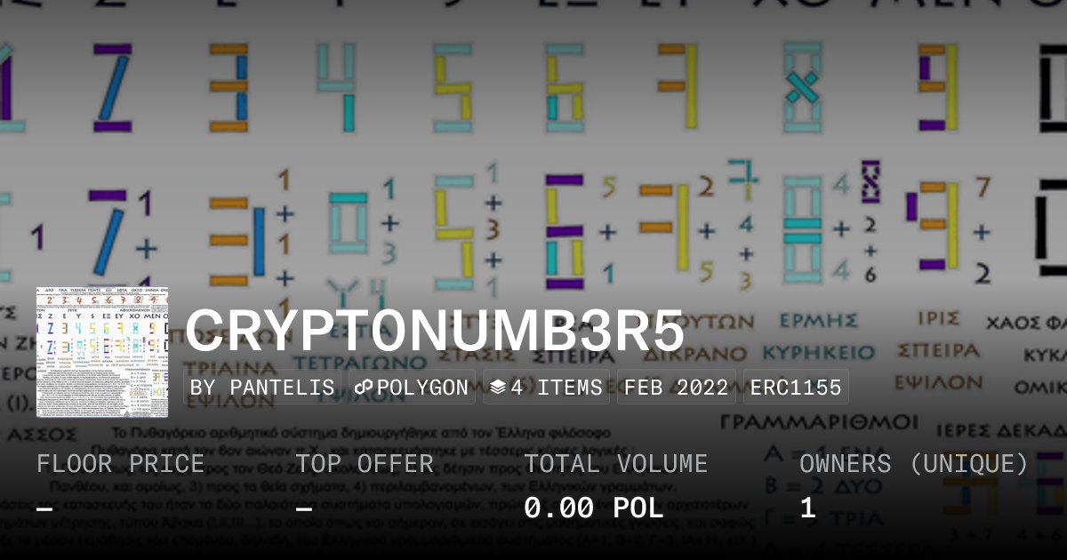astrobotgr's tweet card. Philosophical and graphical analysis of the numbers and their symbols.