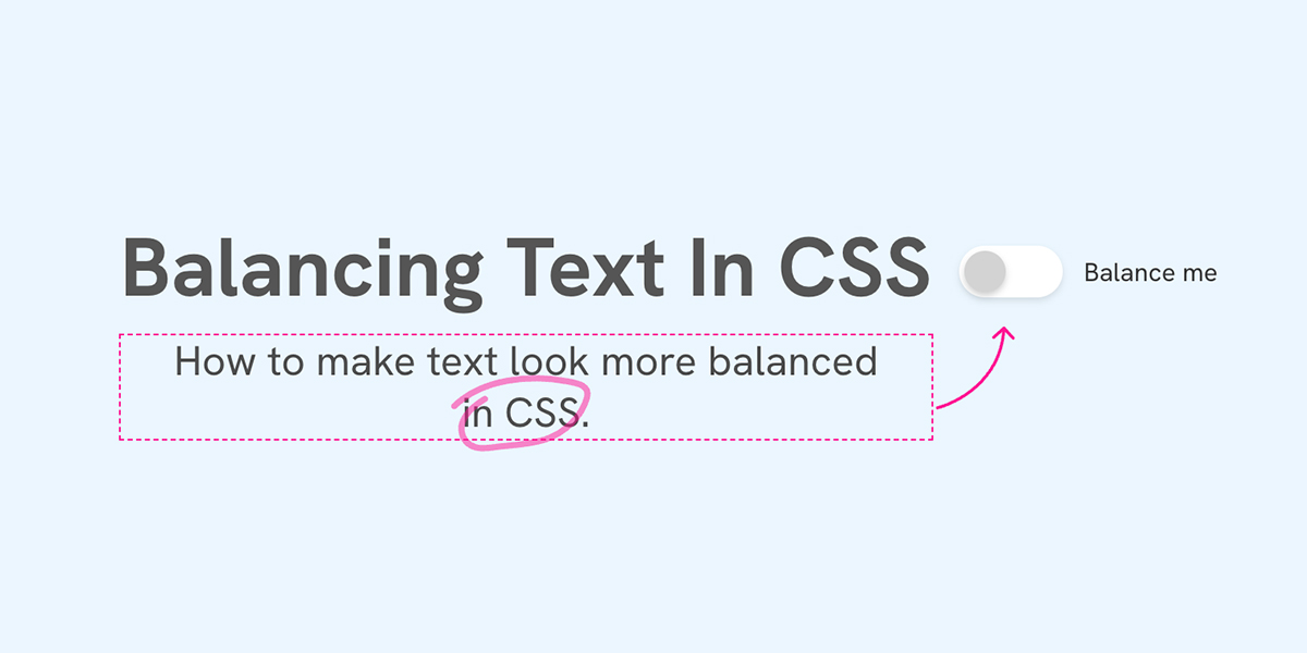csslab's tweet card. Make text look more balanced with text-wrap in CSS.