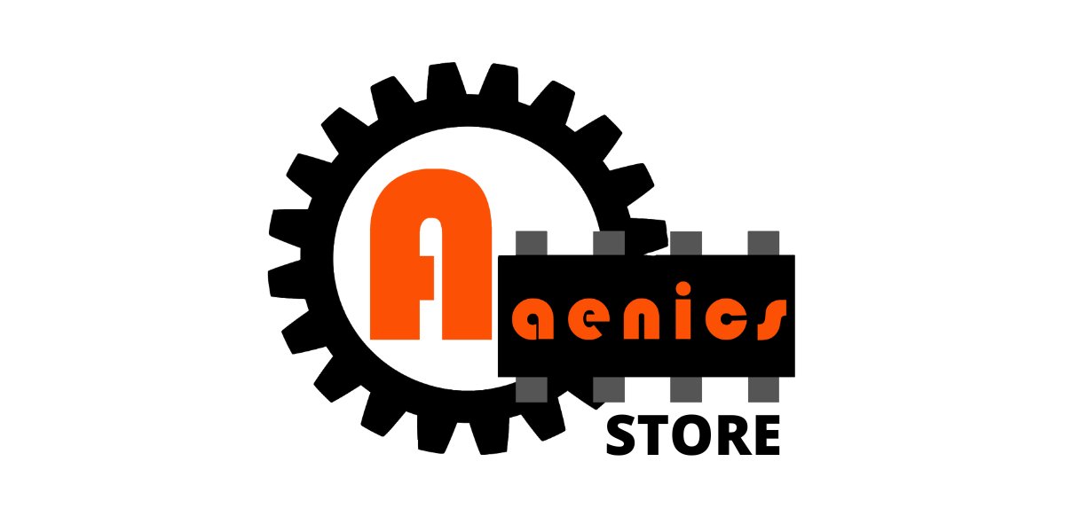 AaenicsStore's tweet card. 3D printing> Microcontrollers> Robotics Kits> Actuators> IOT and Wireless Modules> Sensors and Modules> Screens and Displays> Instruments and Tools> Electronics Kits> Machinery> Find Your Kit Shop...