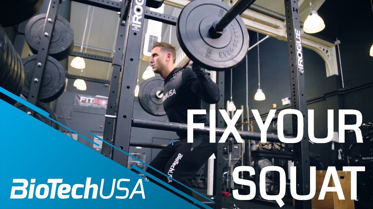 BioTechUSAInt's tweet card. 4 Squat Mistakes You Didn't Know You Are Making (How To Fix Them)
