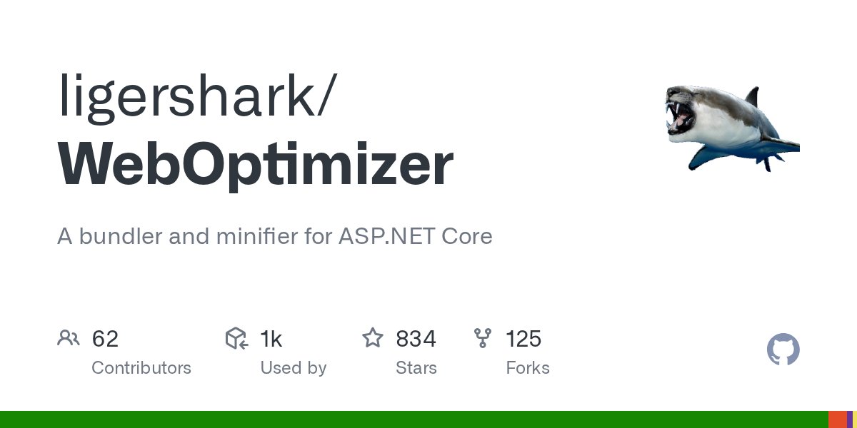 Tore_Aurstad's tweet card. A bundler and minifier for ASP.NET Core. Contribute to ligershark/WebOptimizer development by creating an account on GitHub.