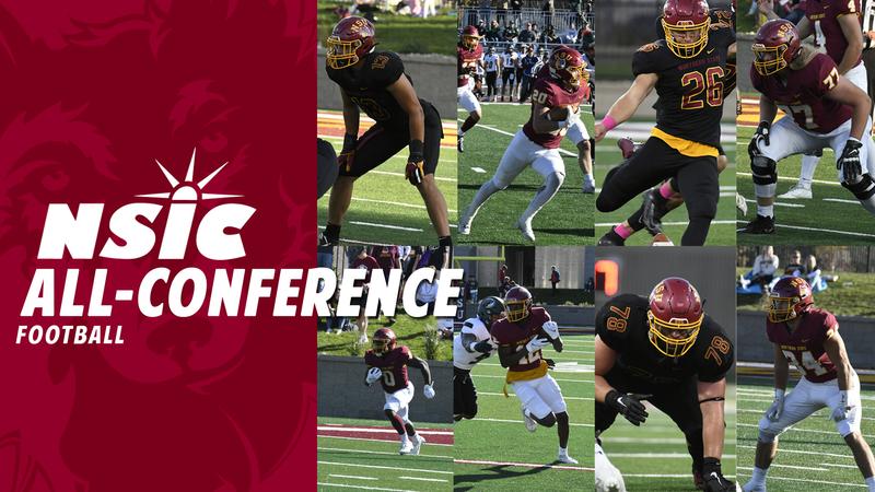 WolvesAthletics's tweet card. The Northern Sun Intercollegiate Conference released the 2021 All-Conference teams on Wednesday morning. Northern State saw three players earn first team honors in the NSIC North Division, and five...