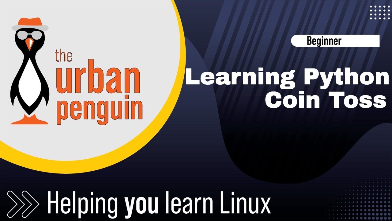 theurbanpenguin's tweet card. Make A Simple Coin Toss Game In Python