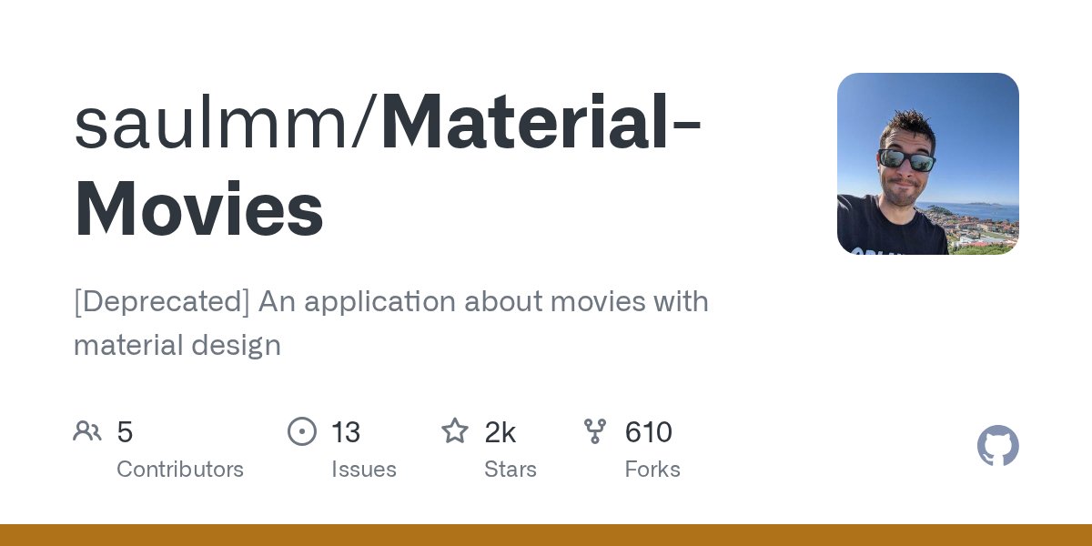 androcode's tweet card. [Deprecated] An application about movies with material design - saulmm/Material-Movies