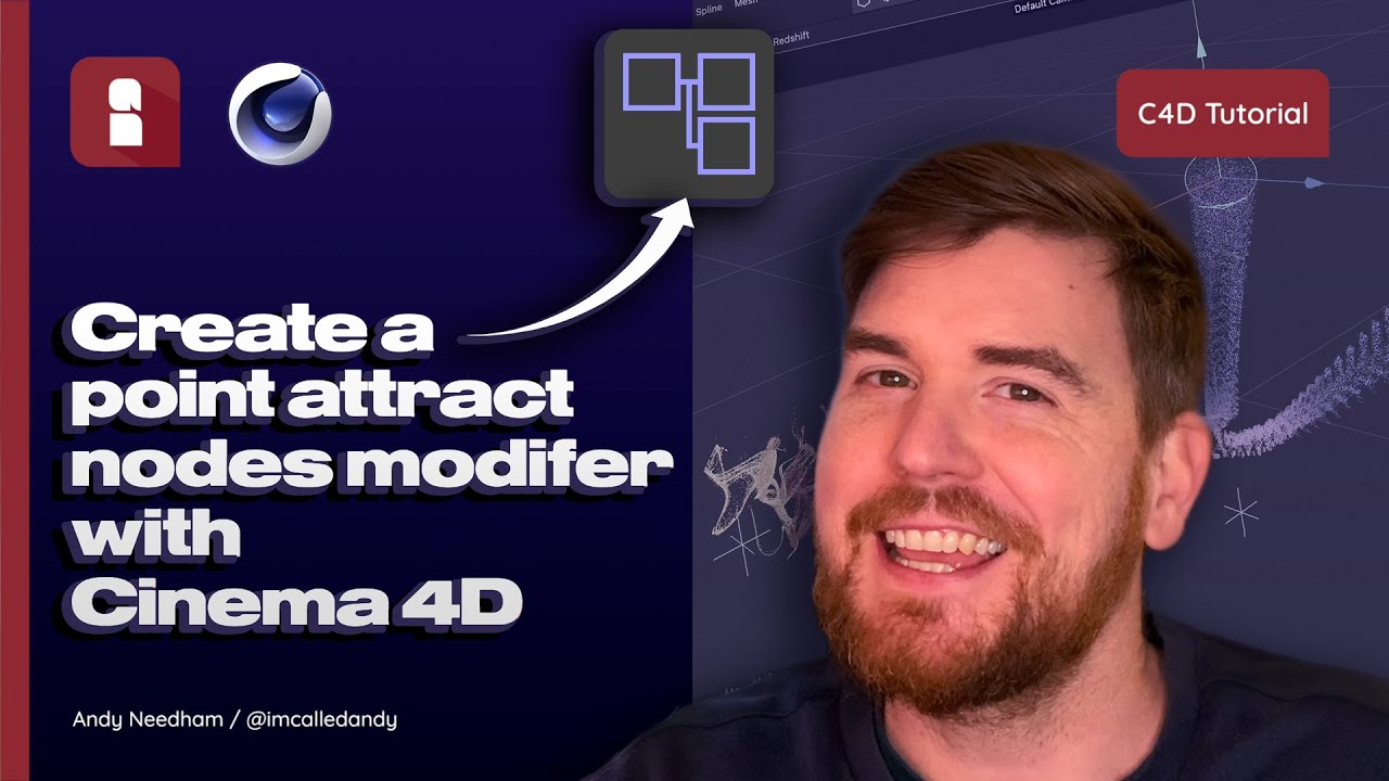 imcalledandy's tweet card. Cinema 4D Tutorial: Build a Point Attract Modifier in Cinema 4D...
