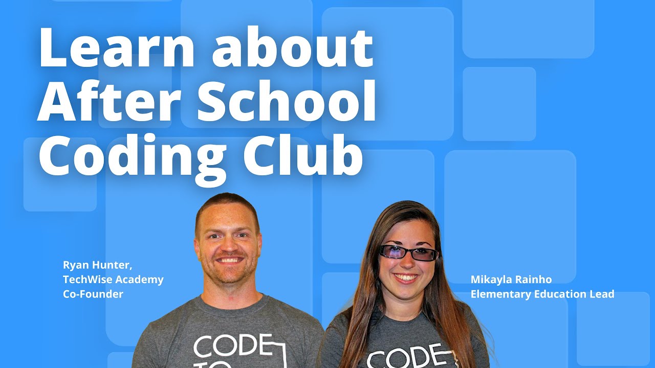 techwiseacademy's tweet card. Learn about After School Coding at the Coding Connector