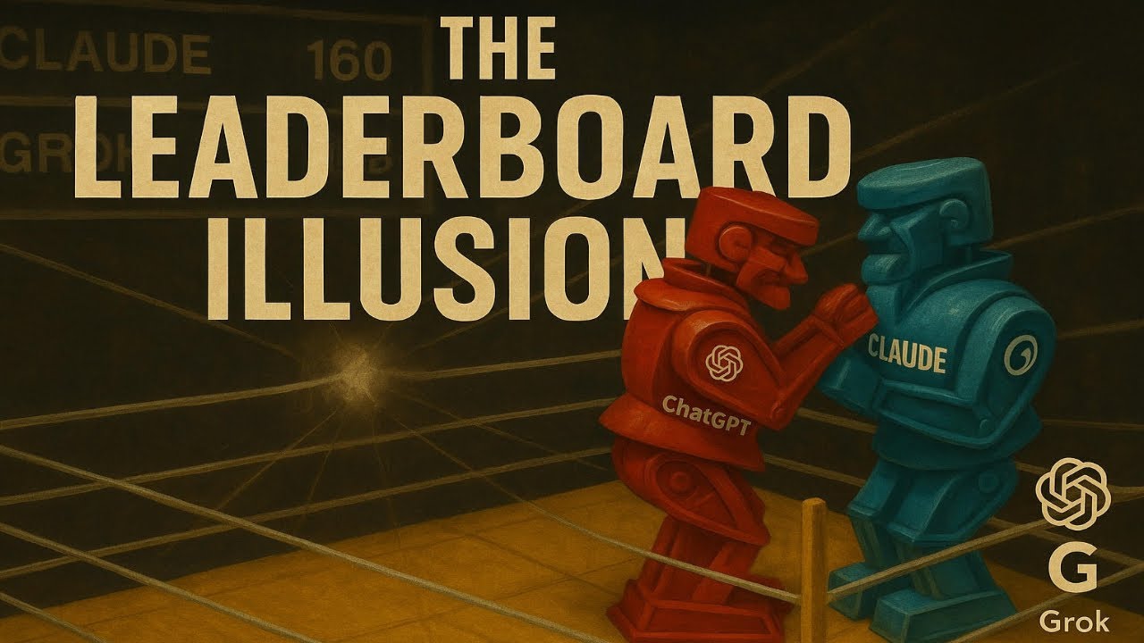 TheAlgoVoice's tweet card. The Leaderboard Illusion: Unveiling Biases in AI Benchmarking