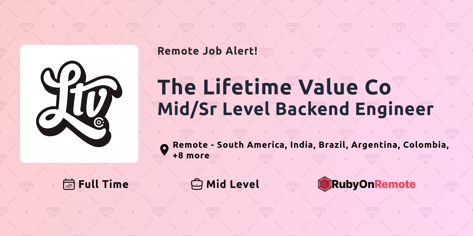 RubyOnRemote's tweet card. Find curated remote ruby jobs in one place. Join the remote work force.