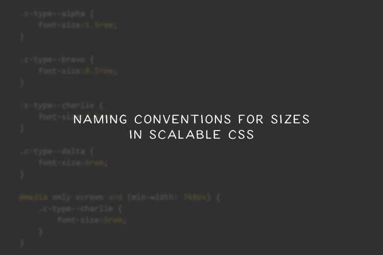 HTMLBasicTutor's tweet card. In this article, I’ll be exploring how naming conventions can be used to represent sizes in scalable CSS. So, what do I mean by this? One aspect of scalable CSS...