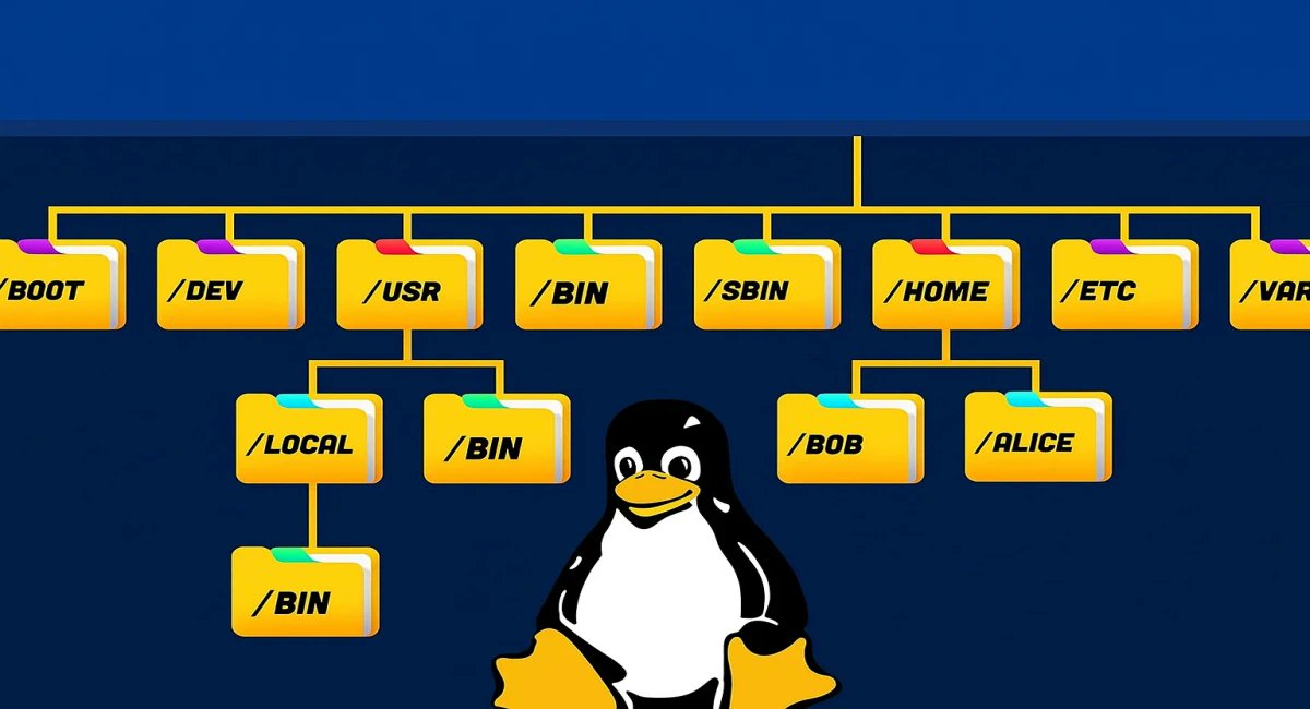 devtalk94's tweet card. Learn the Linux Filesystem Hierarchy with examples. Understand root, bin, etc, home, var, tmp, and more. A complete beginner’s guide to Linux directories and essential commands for system administr...