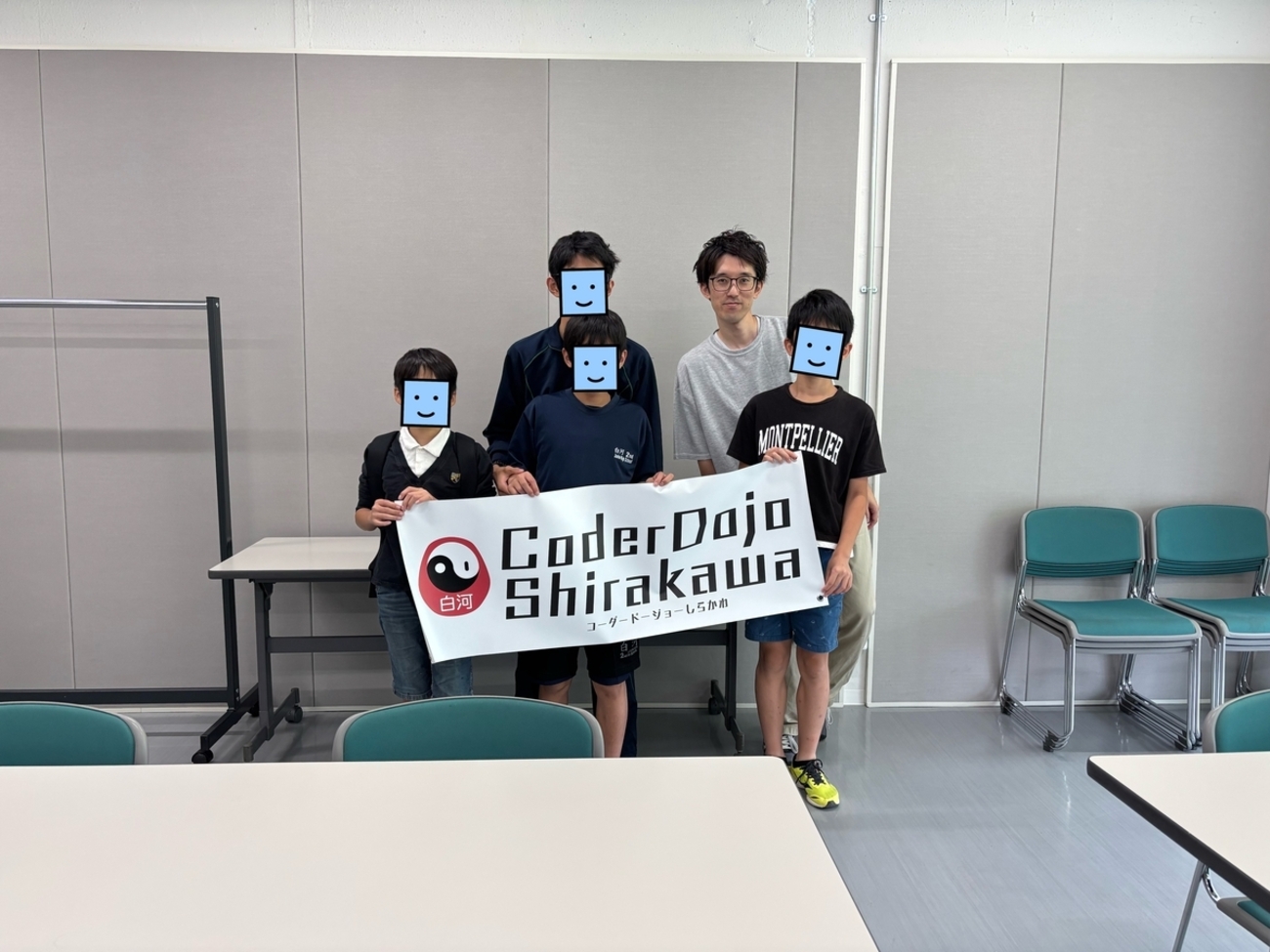 Coderdojo_shira's tweet card. CoderDojo白河、おかげさまで再始動しました！ 皆さん、ご無沙汰しております！CoderDojo白河のチャンピオンです。昨年12月以来、約半年間お休みをいただいておりましたが、この度、ようやく活動を再開することができました！個人的な仕事の都合で、今年1月から充電期間に入っていたのですが、今月から再開しました。久し…