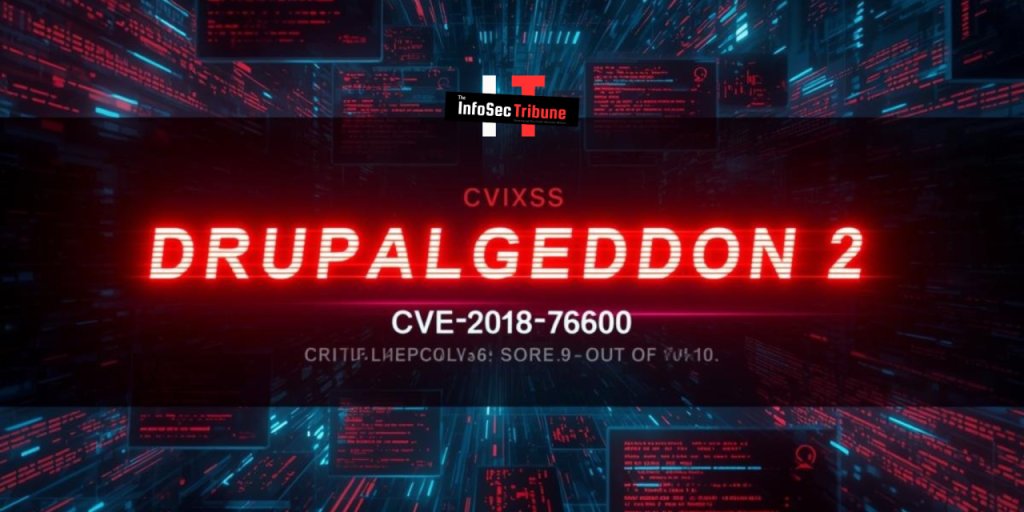 zyxware's tweet card. The InfoSec Tribune breaks down Drupalgeddon 2, a critical RCE vulnerability in Drupal 7 and 8. Learn how one insecure function led to global exploitation, millions in damages, and enduring lessons...