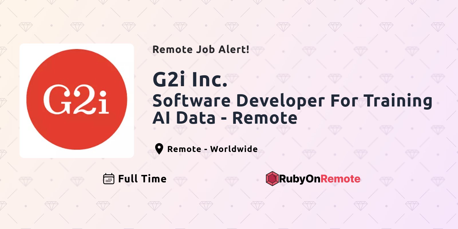 RubyOnRemote's tweet card. Find curated remote ruby jobs in one place. Join the remote work force.